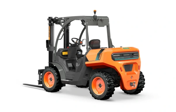 AUSA C151E elektrinis visureigis šakinis krautuvas