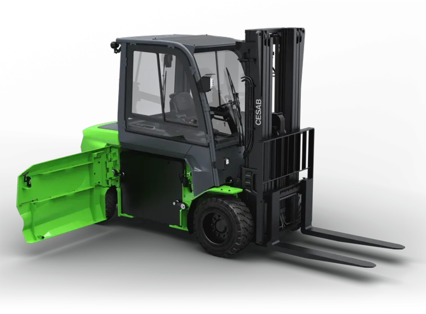 CESAB B6 35H–50HL elektrinis šakinis krautuvas