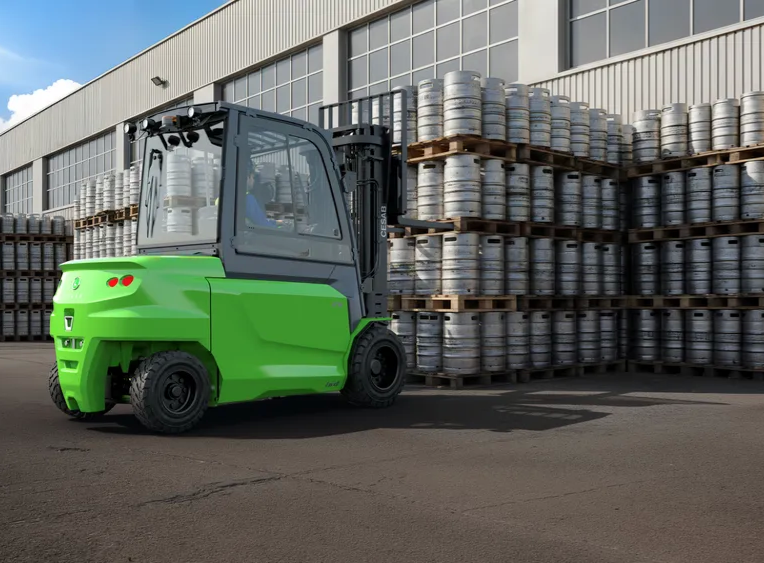 CESAB B6 35H–50HL elektrinis šakinis krautuvas